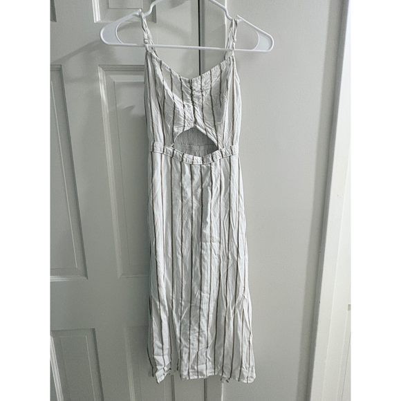 Hollister Dresses & Skirts - Hollister Striped Midi Dress XS in White